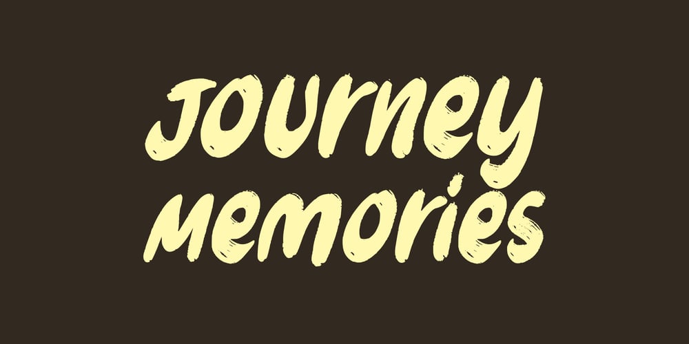 Journey Memories font