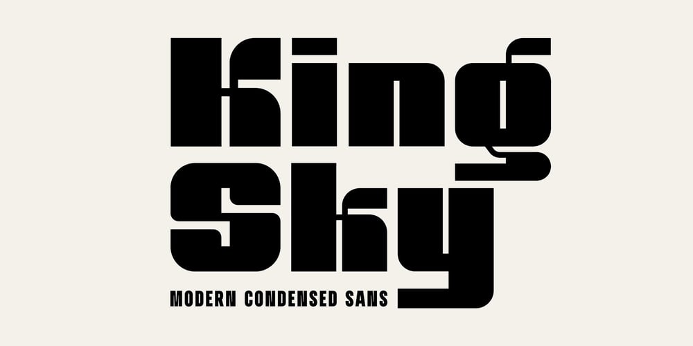 King Sky font