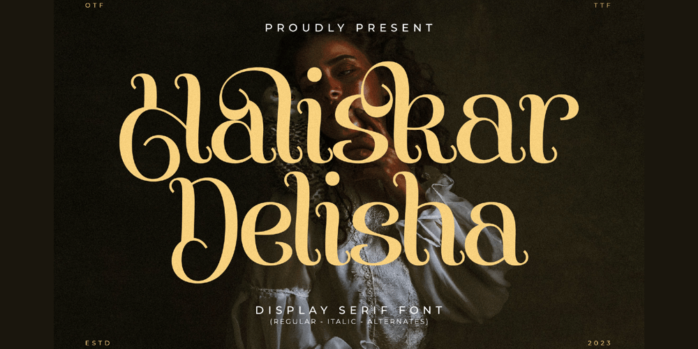 Haliskar Delisha font