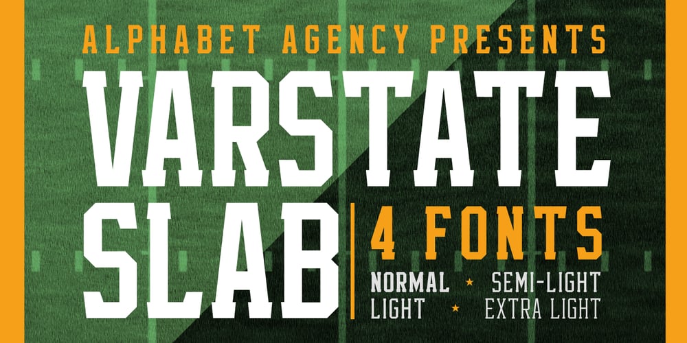 Varstate Slab font