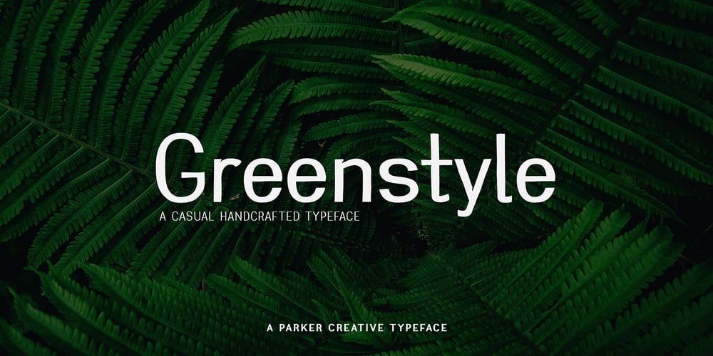 Greenstyle font