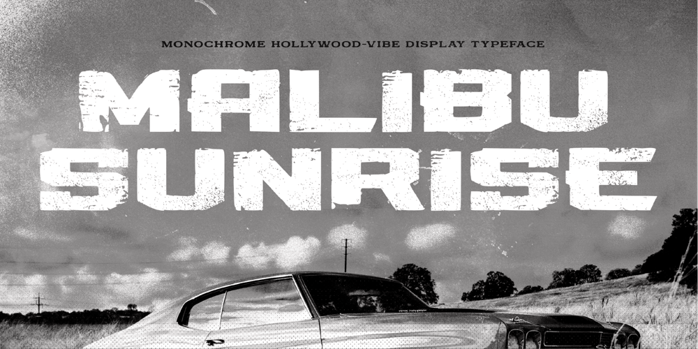 Malibu Sunrise font