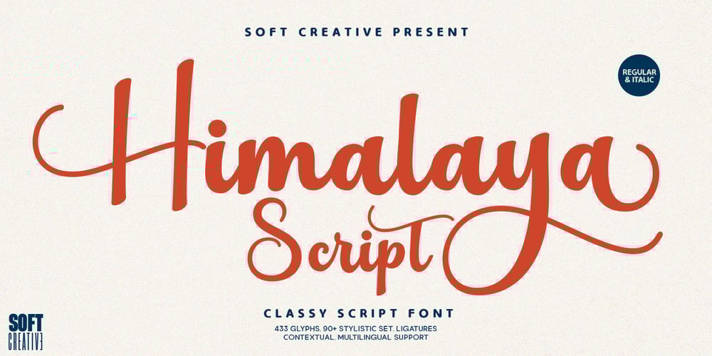 Himalaya Script font