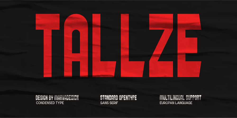 Tallze font