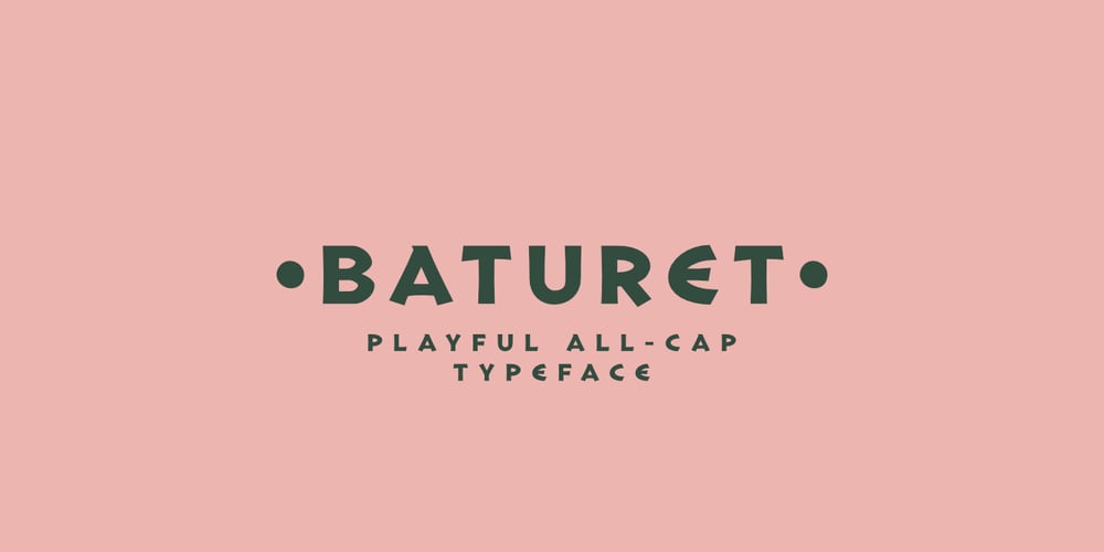 Baturet font