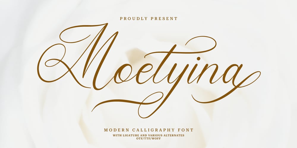 Moetyina font