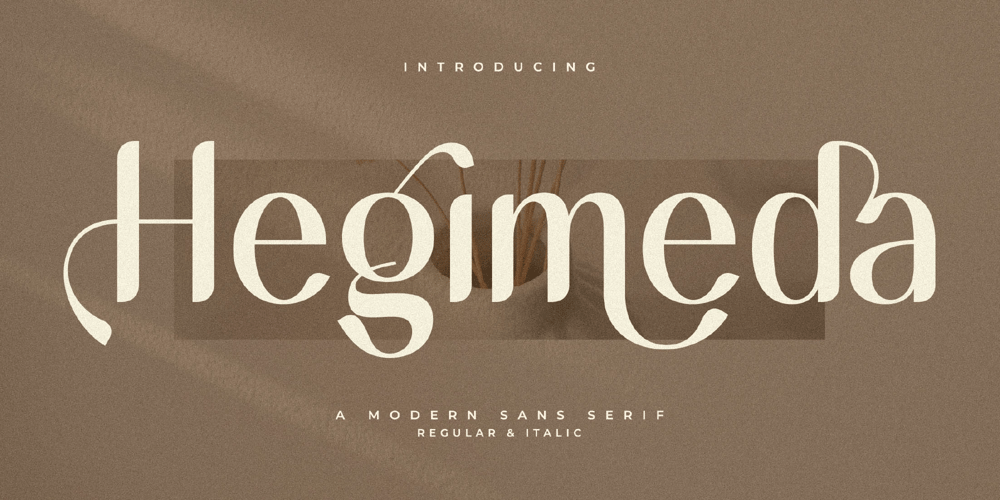 Hegimeda font