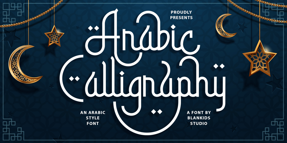 Arabic Calligraphy font