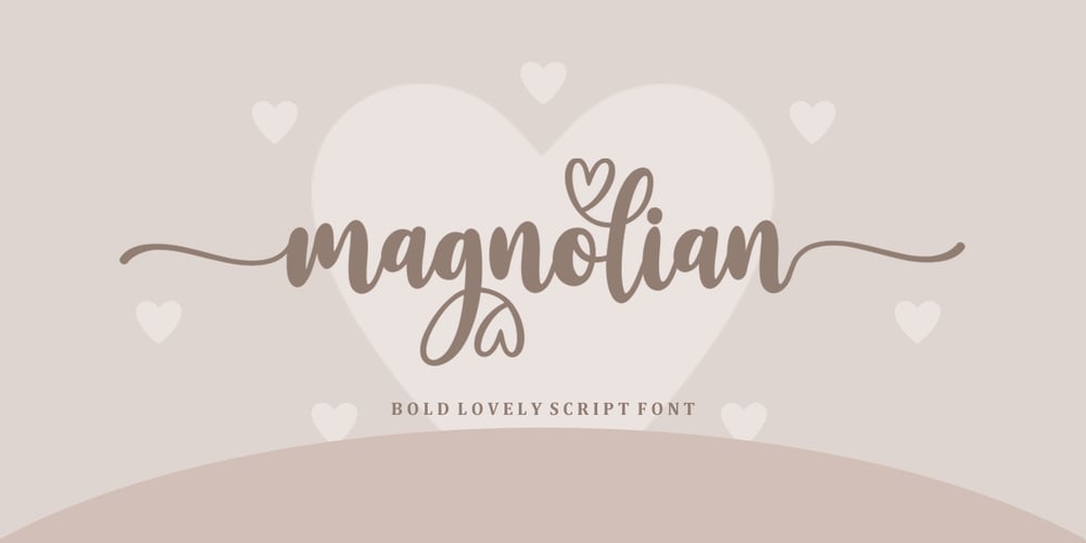 Magnolian Script font