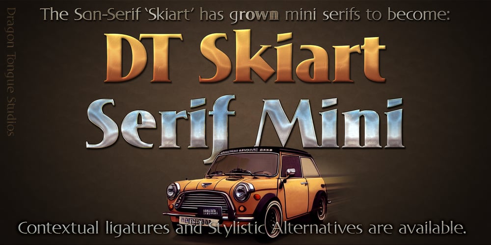 DT Skiart Serif Mini font