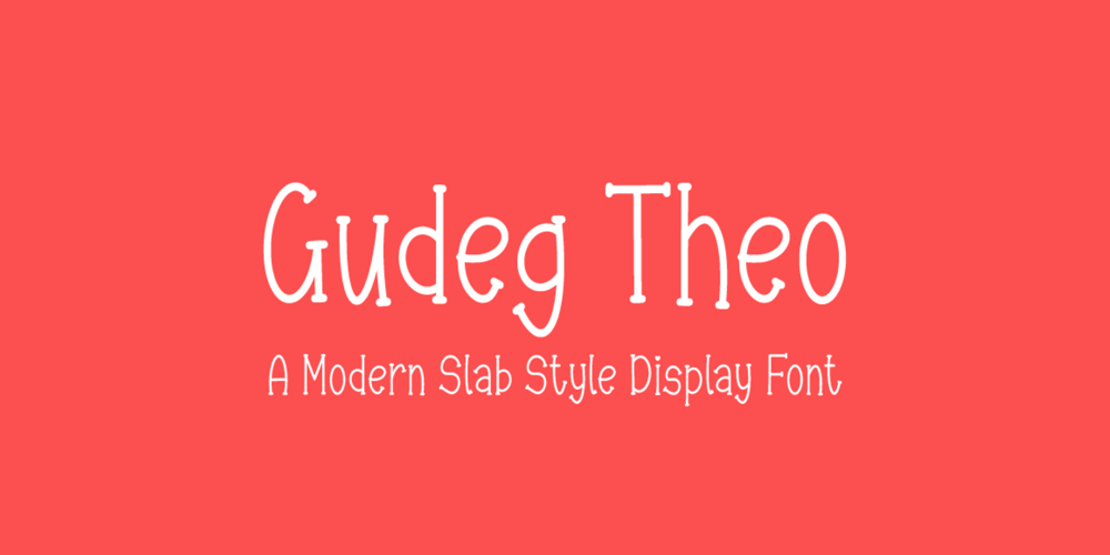 Gudeg Theo font