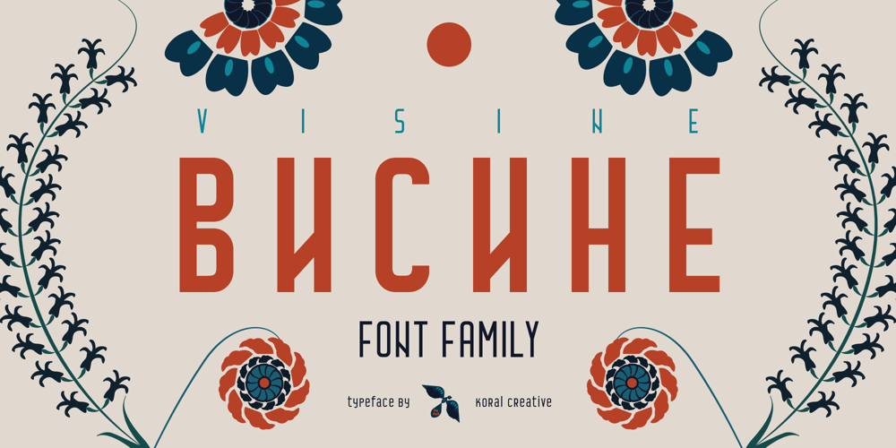 Visine FF font