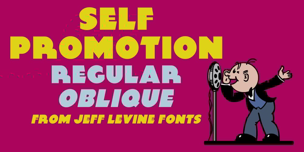 Self Promotion JNL font
