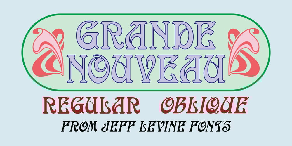 Grande Nouveau JNL font