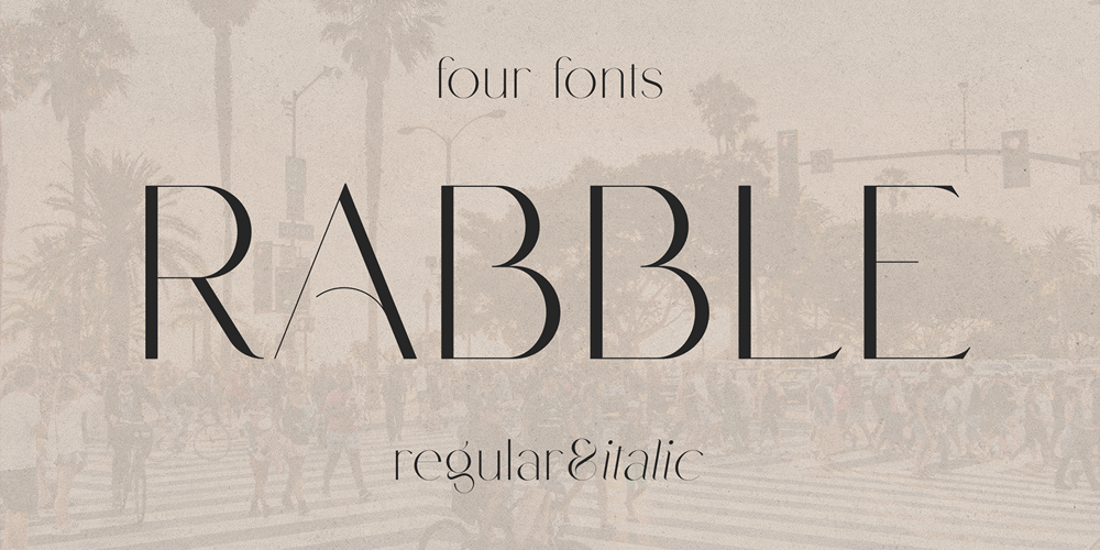 Rabble font
