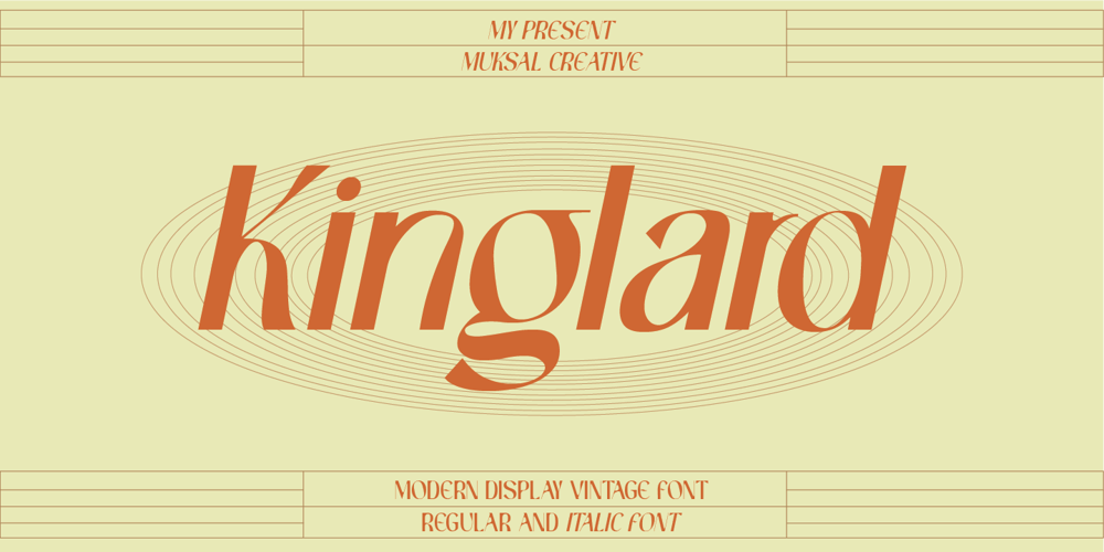 Kinglard font