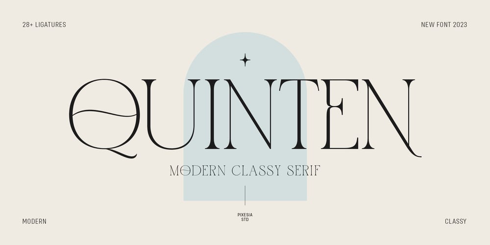 Quinten font