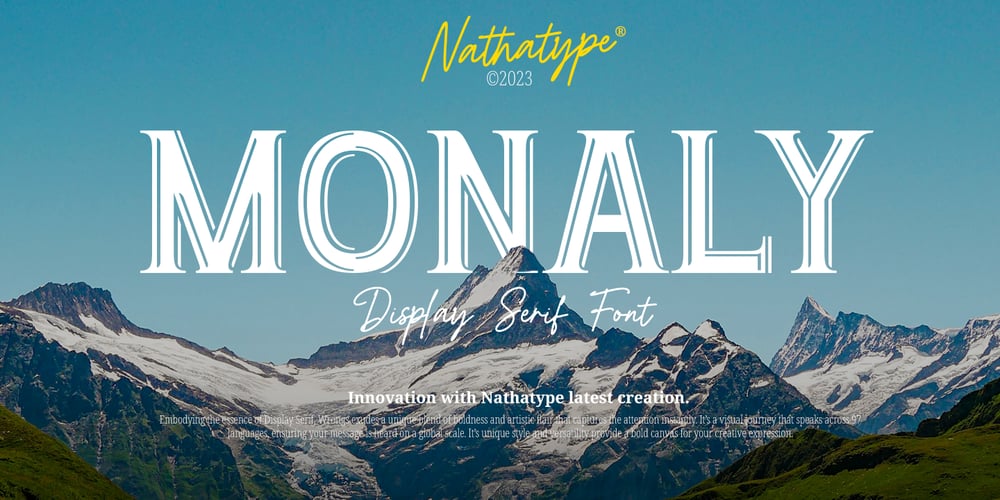 Monaly font