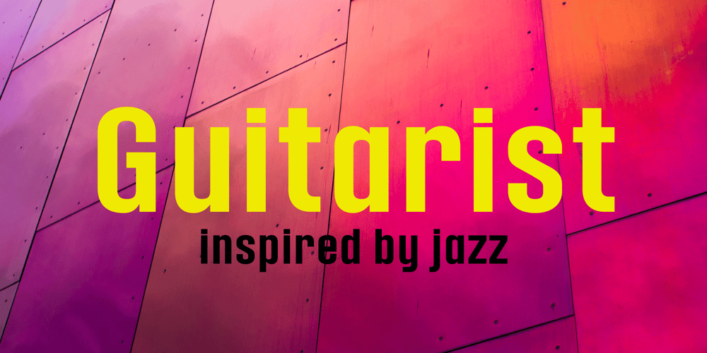 Guitarist font