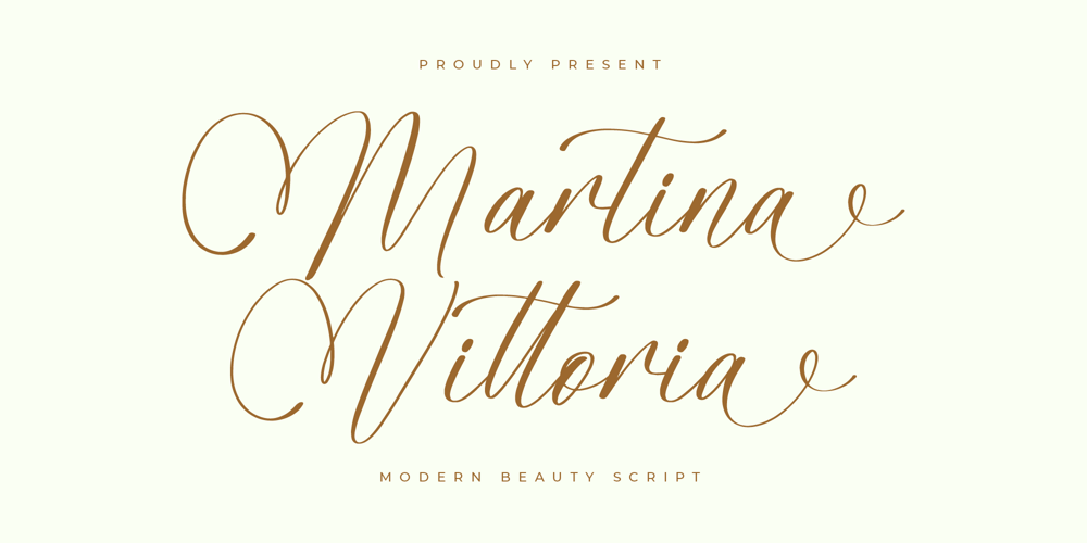 Martina Vittoria font