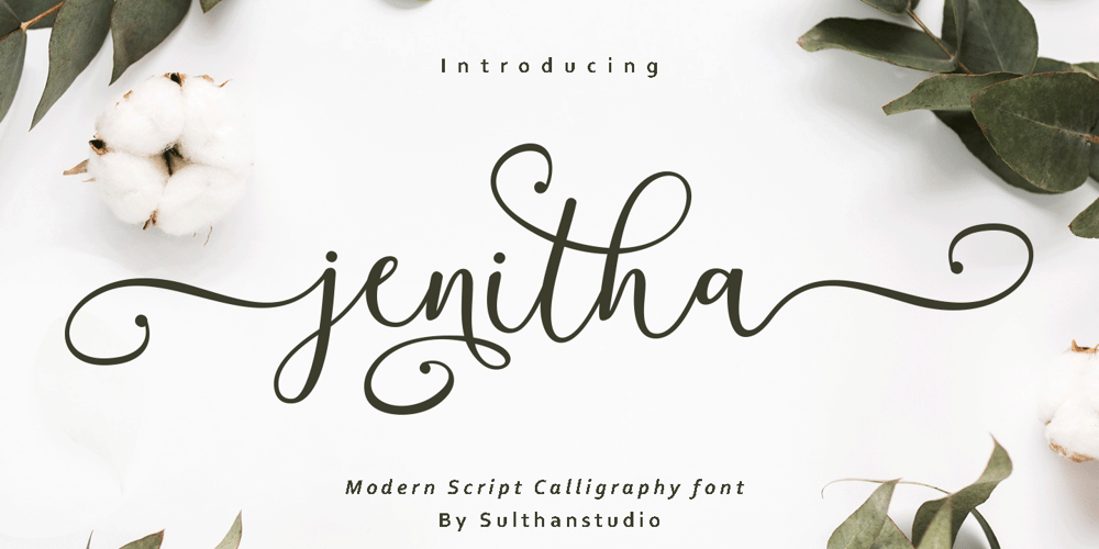 Jenitha font