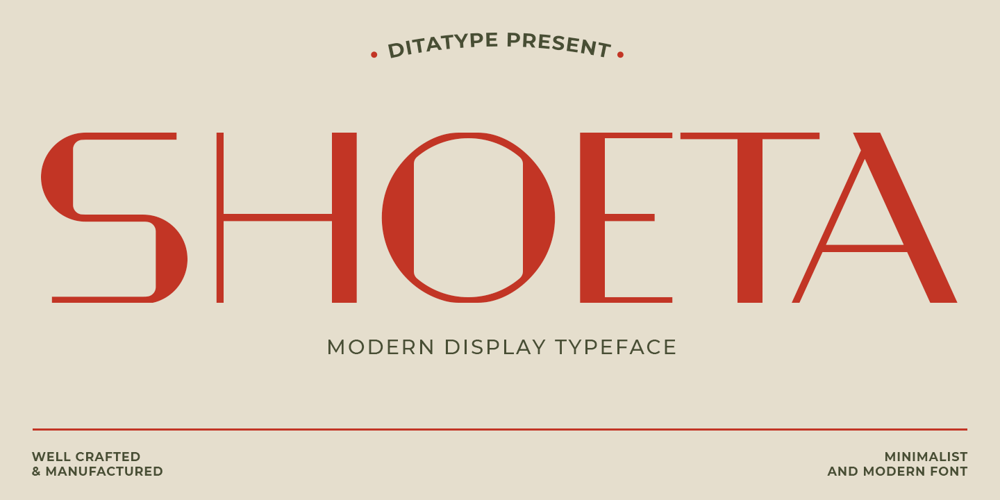 Shoeta font