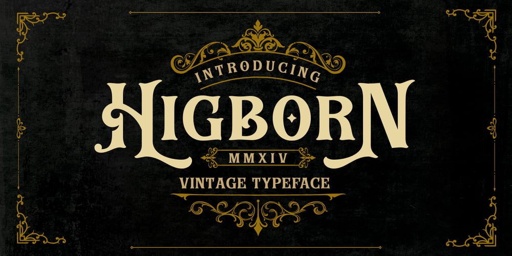 Higborn font