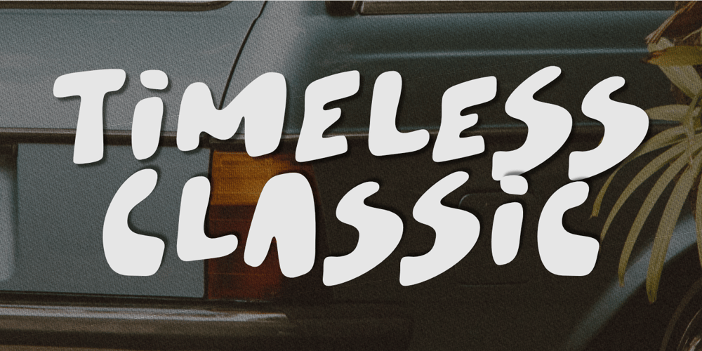Timeless Classic font