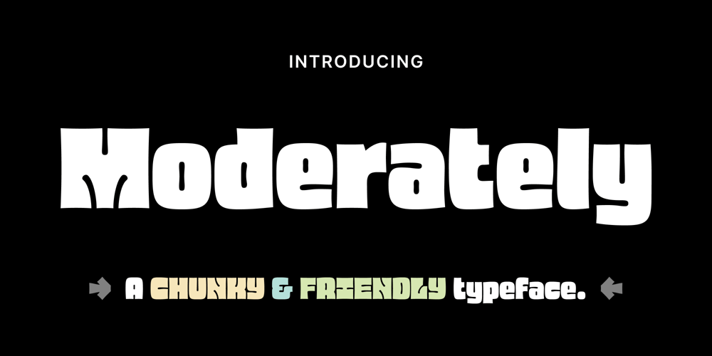Moderately font