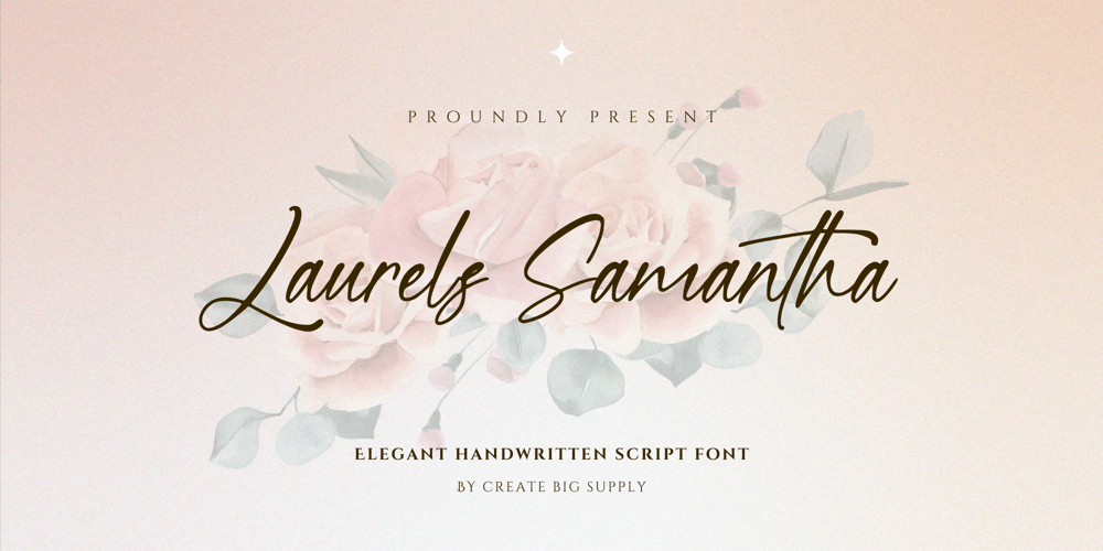 Laurels Samantha font