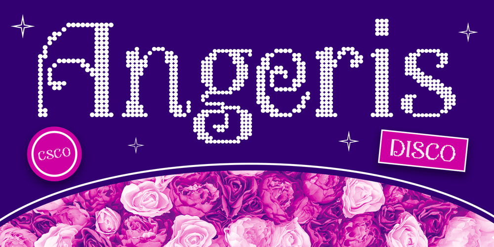 Angeris Disco font