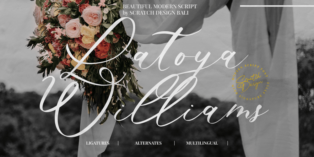 Latoya Williams font