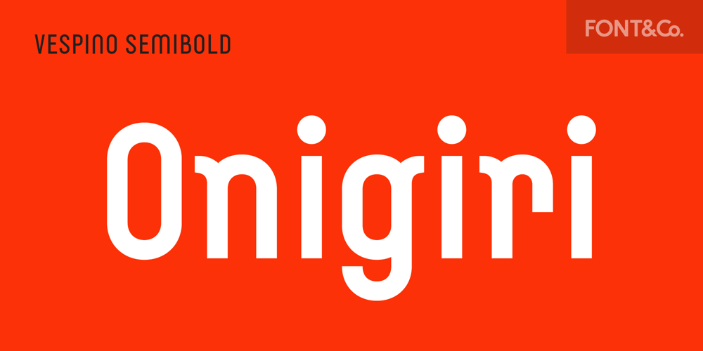 Vespino font