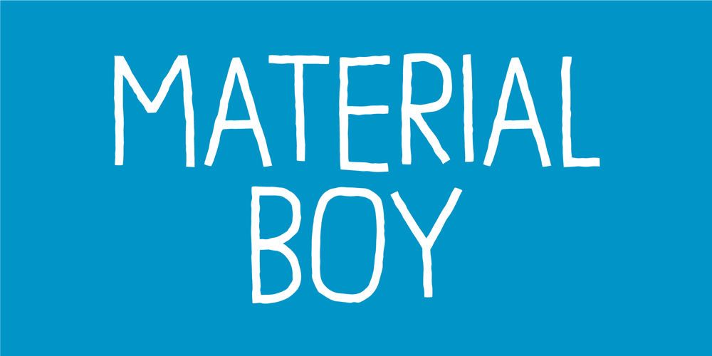 Material Boy font