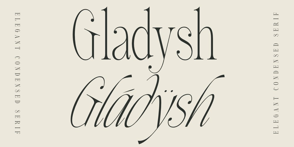 Gladysh font