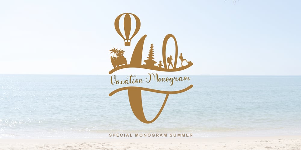 Vacation Monogram font