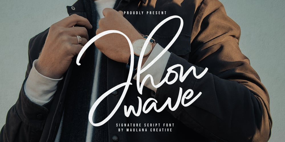 Jhon Wave font