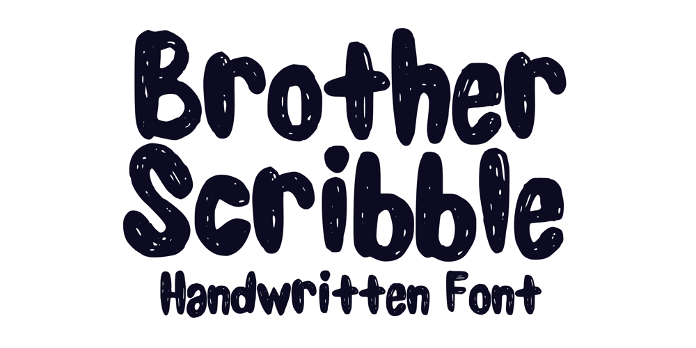 Brother Scribble font