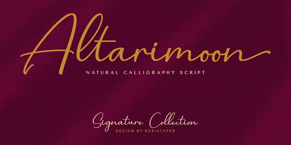 Altarimoon font
