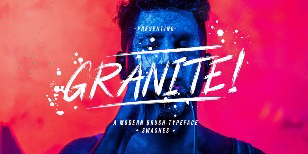 Granite Brush font