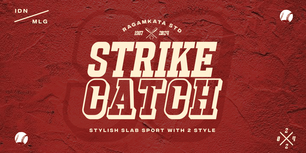 Strike Catch font