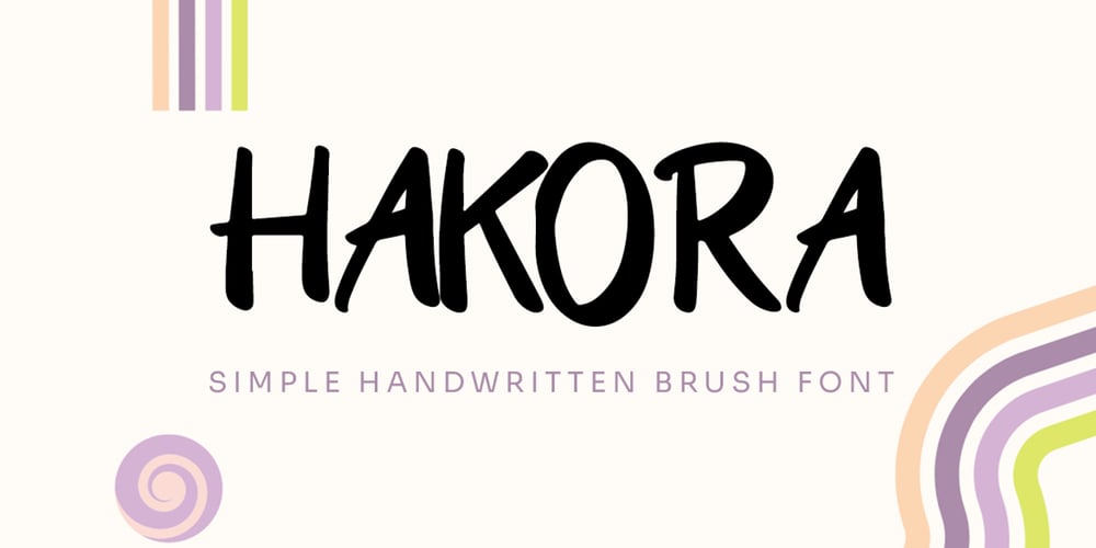 Hakora font