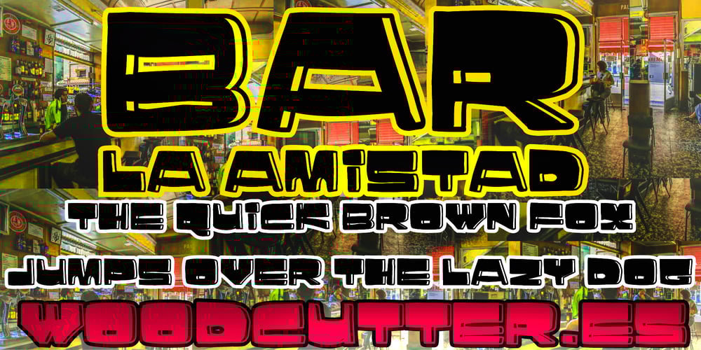 Bar La Amistad font
