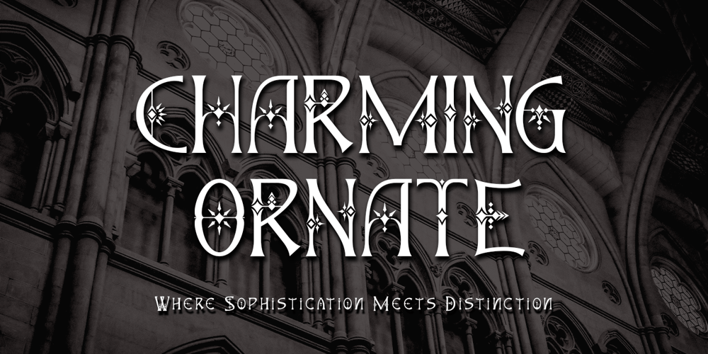 Charming Ornate font