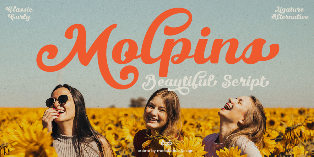 Molpins font