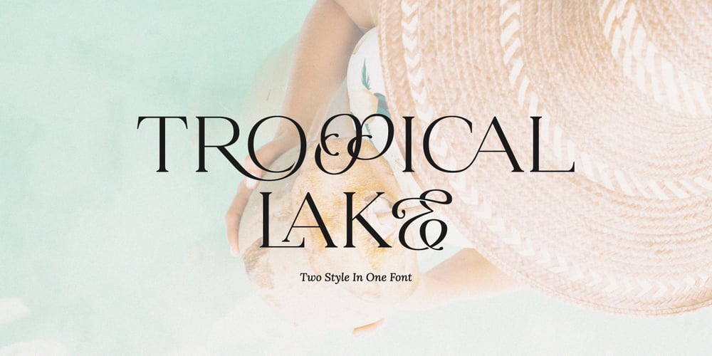 Tropical Lake font