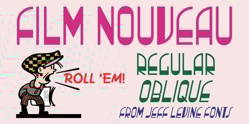 Film Nouveau JNL font