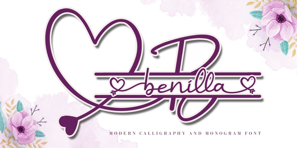 Benilla font