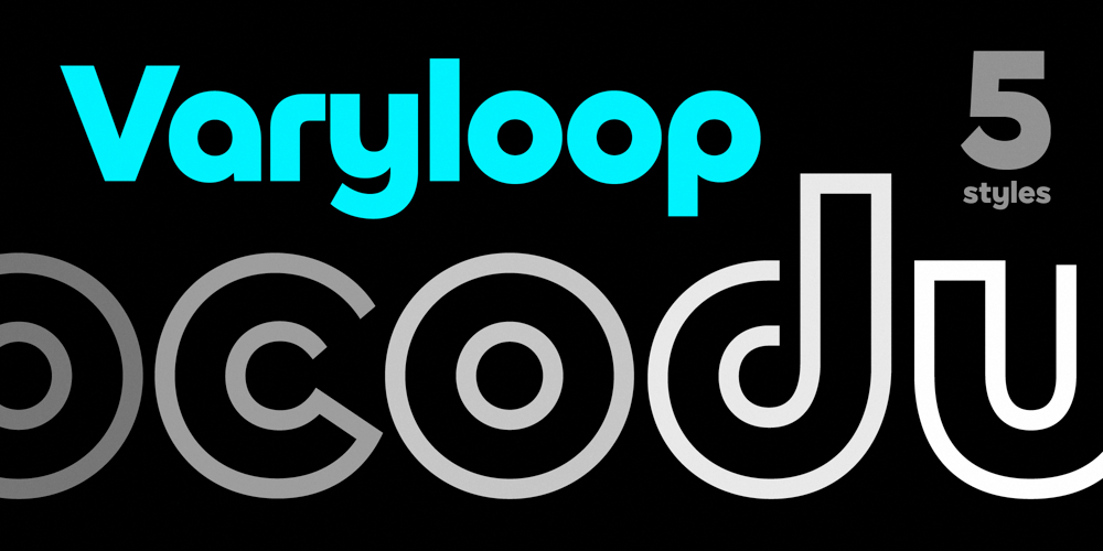 Varyloop font
