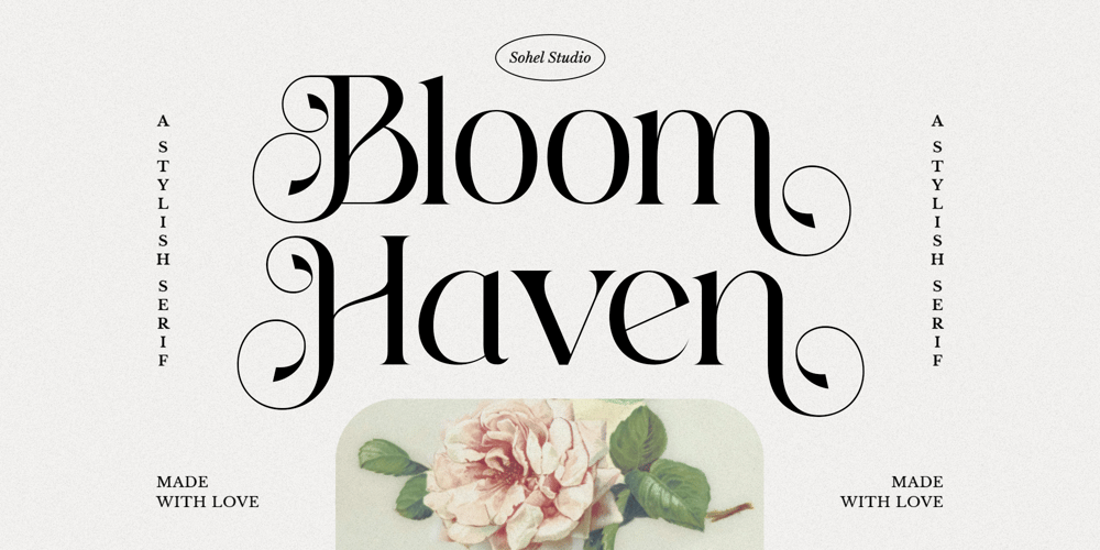Bloom Haven font